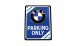 BMW F 650, CS, GS, ST, Dakar (1994-2007) Targa in metallo BMW - Parking Only