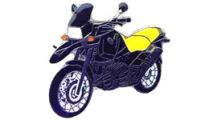  BMW R850GS, R1100GS, R1150GS & Adventure Spilla R 1100 GS (nero-giallo)