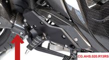  BMW R1300RS Protezione scarico inferiore in carbonio