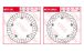 BMW R1200GS (04-12), R1200GS Adv (05-13) & HP2 Dischi freno anteriori Rivet Pack