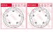 BMW R1200GS (04-12), R1200GS Adv (05-13) & HP2 Dischi freno anteriori Rivet Pack
