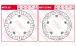 BMW S1000RR (2009-2018) Dischi freno anteriori Rivet Pack