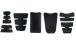 BMW R1200GS (04-12), R1200GS Adv (05-13) & HP2 Paraserbatoio in carbonio
