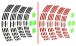 BMW F800S, F800ST & F800GT Strisce cerchione F800GT