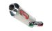 BMW F 650, CS, GS, ST, Dakar (1994-2007) GPR scarico Slip On Trevale Acciaio Inox
