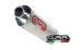 BMW F800S, F800ST & F800GT GPR scarico Slip On Trevale Acciaio Inox