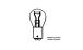 BMW F800S, F800ST & F800GT Lampadina Luce Posteriore 12V 21/5W