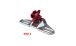 BMW G 650 GS Supporto universale per GPS e borsa GPS