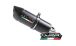 BMW F 650, CS, GS, ST, Dakar (1994-2007) GPR Scarico Slip On Furore Nero Italia