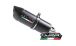 BMW F 650, CS, GS, ST, Dakar (1994-2007) GPR Scarico Slip On Furore Nero Italia