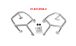 BMW R 1250 GS & R 1250 GS Adventure Barre di protezione acciaio inox