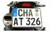 BMW F450GS Portatarga regolabile in acciaio inox