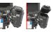 BMW R 1250 GS & R 1250 GS Adventure GIVI Trekker Outback EVO Smart valigie nero con incavo per scarico