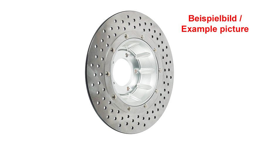 BMW R 80 Modelli Disco freno perforazione 2-2, forma profonda