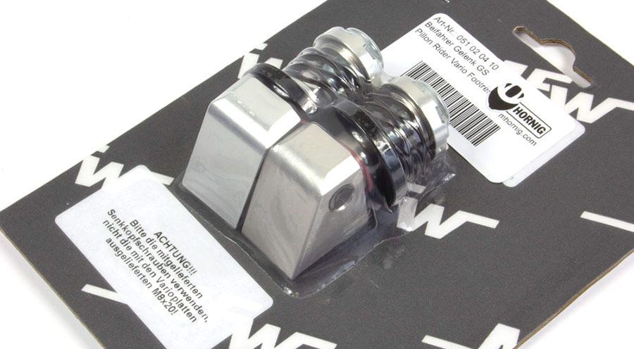 BMW F 650, CS, GS, ST, Dakar (1994-2007) Aggancio pedana passeggero Vario