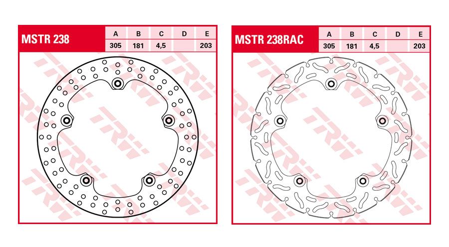 BMW R1200GS (04-12), R1200GS Adv (05-13) & HP2 Dischi freno anteriori Retrofit