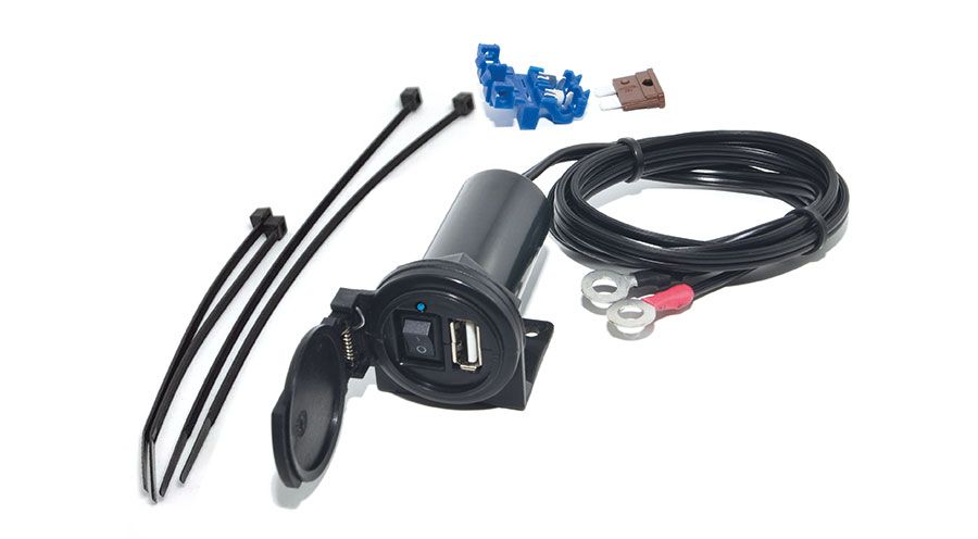 BMW F 650, CS, GS, ST, Dakar (1994-2007) Presa USB con interruttore On/Off