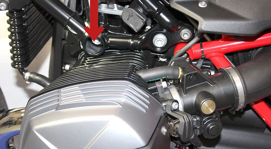 BMW R nine T Coperture telaio - Supporto motore
