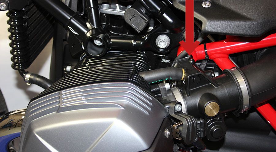 BMW R nine T Coperture telaio sopra la valvola a farfalla
