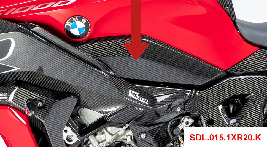 BMW S 1000 XR (2020- ) Coperchio laterale serbatoio