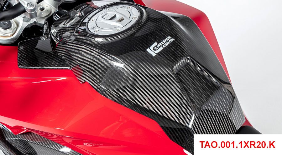 BMW S 1000 XR (2020- ) Pannello centrale serbatoio in fibra di carbonio