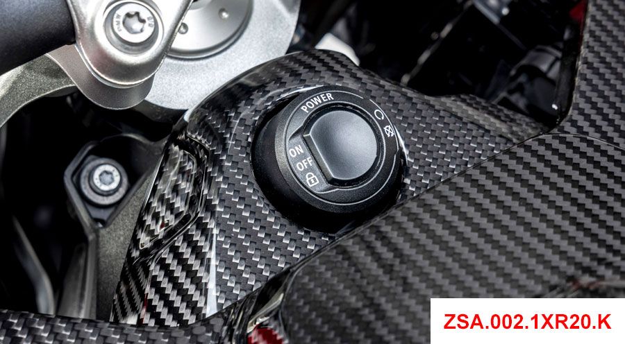 BMW S 1000 XR (2020- ) Copertura in carbonio del blocchetto d'accensione
