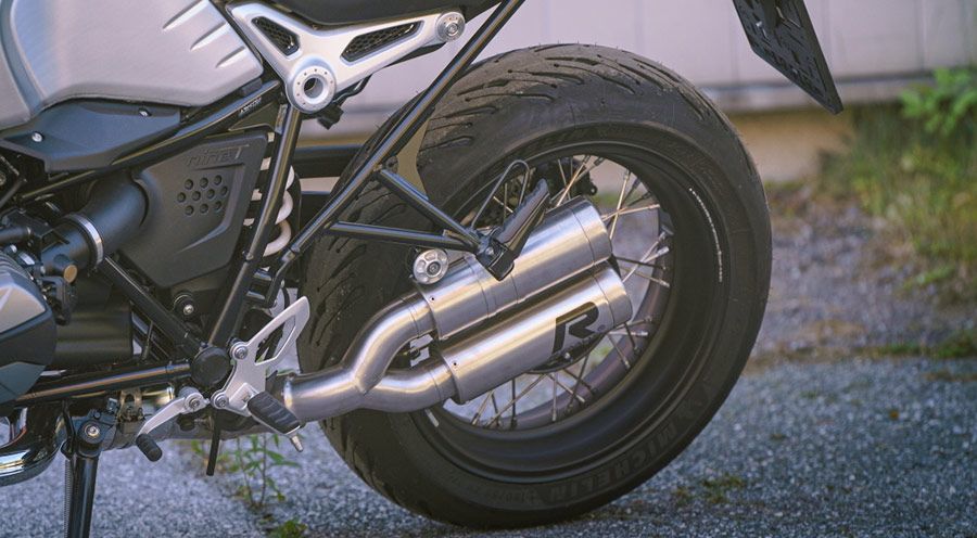 BMW R nine T Scarico Remus MESH Double