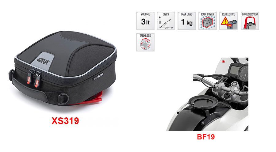 BMW G 650 GS Borsa da serbatoio XS319