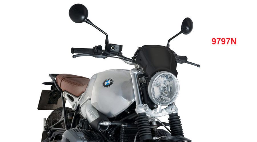 BMW R nine T Piastra frontale alluminio