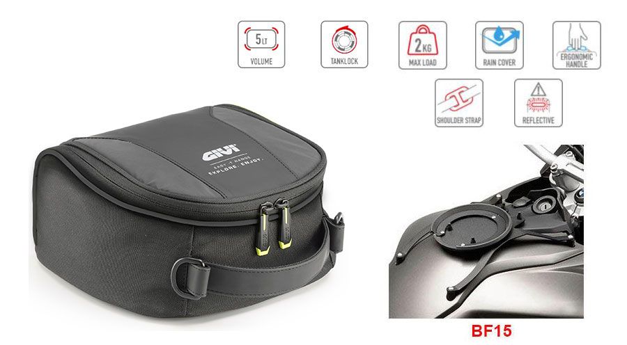 BMW F650GS (08-12), F700GS & F800GS (08-18) Borsa da serbatoio EA144