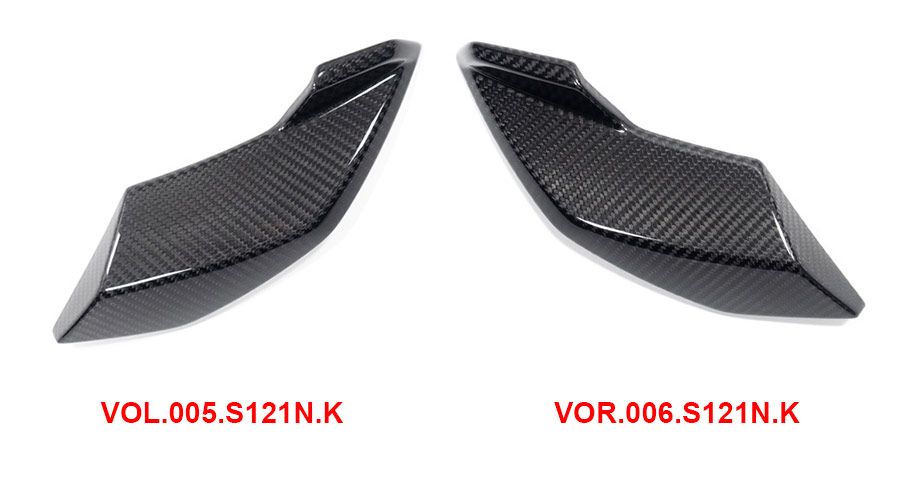 BMW S1000R (2021- ) Paravento in carbonio lato della strumentazione