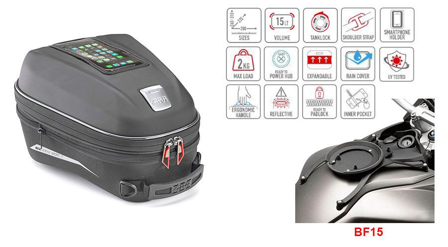 BMW F650GS (08-12), F700GS & F800GS (08-18) Borsa da serbatoio ST612
