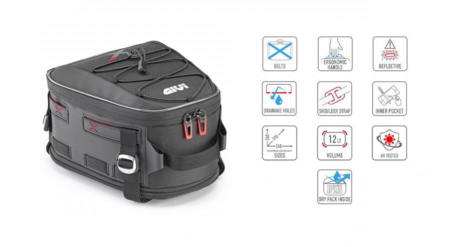BMW R 1200 GS LC (2013-2018) & R 1200 GS Adventure LC (2014-2018) Borsa portaoggetti resistente all'acqua XL07