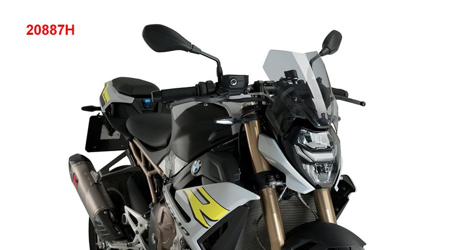 BMW S1000R (2021- ) Parabrezza Sport per il montaggio originale
