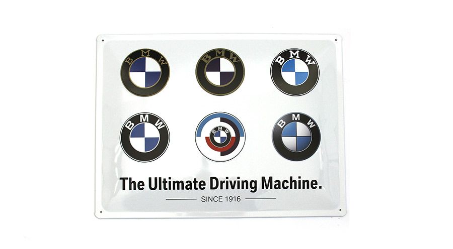 BMW S1000R (2021- ) Targa in metallo BMW - Logo Evolution