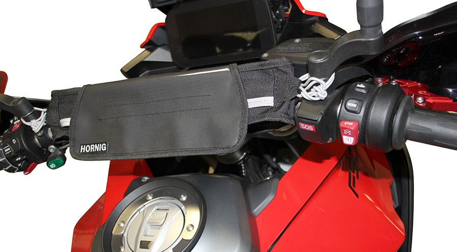 BMW R1300GS Borsa per manubrio con tasca per telefono