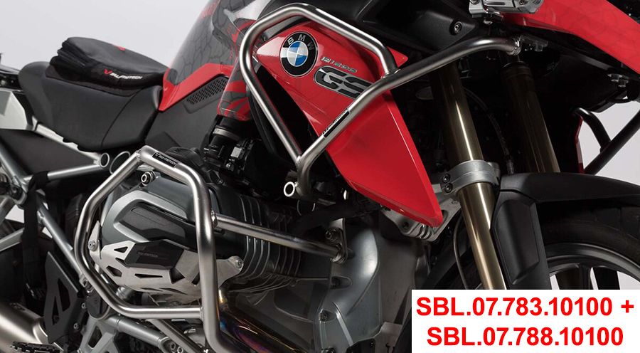 BMW R 1200 GS LC (2013-2018) & R 1200 GS Adventure LC (2014-2018) Paracilindro acciaio inossidabile