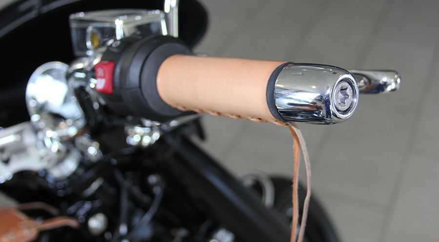 BMW R 18 Manopole in pelle per le impugnature del manubrio