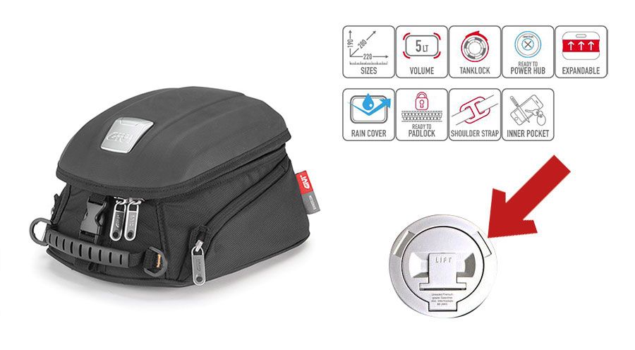 BMW R nine T Borsa da serbatoio MT505