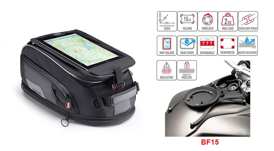 BMW F650GS (08-12), F700GS & F800GS (08-18) Borsa da serbatoio XS307