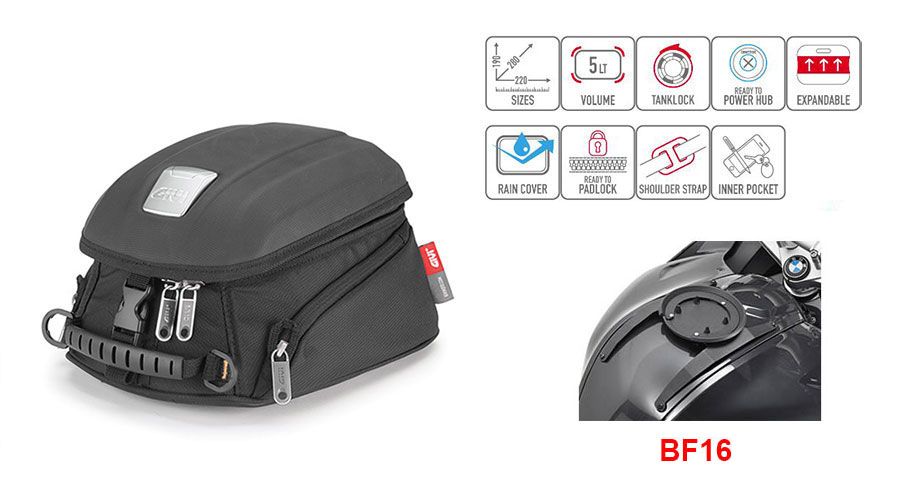 BMW F800R Borsa da serbatoio MT505