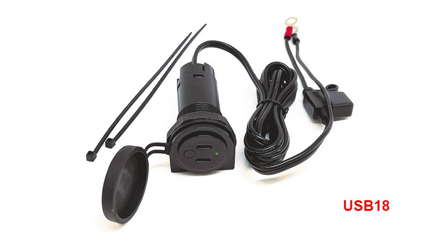 BMW K1200GT (2006-2008) Presa USB Twin (USB-C)