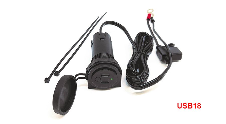 BMW R 1200 RT, LC (2014-2018) Presa USB Twin (USB-C)