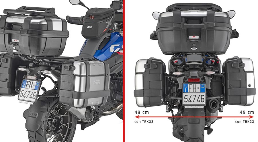 BMW R1300GS & Adventure Supporto valigia laterale