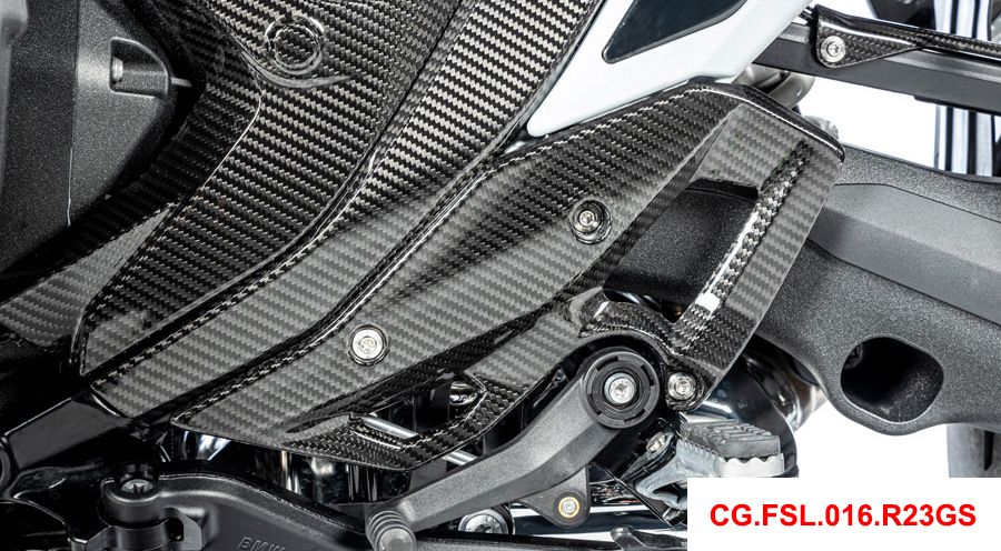 BMW R1300GS & Adventure Protezione calcagno in carbonio