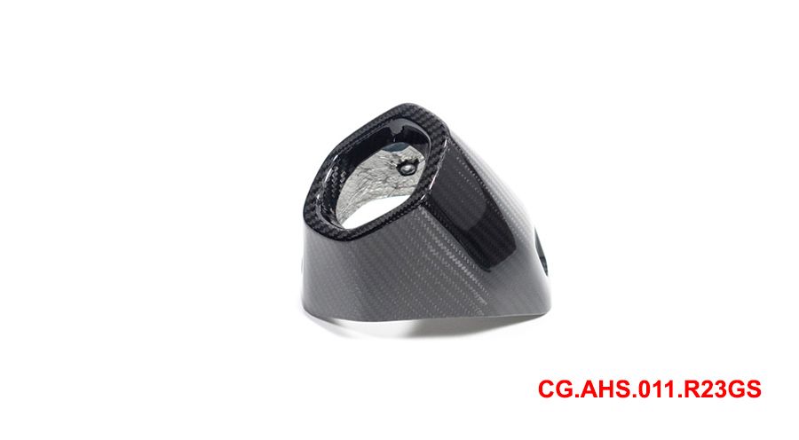 BMW R1300GS & Adventure Protezione termica del terminale di scarico in fibra di carbonio