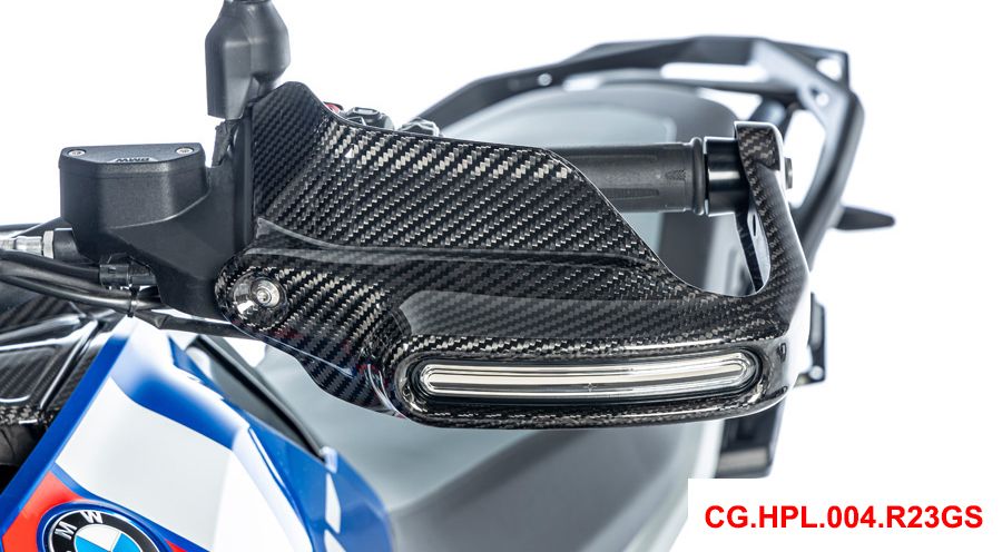 BMW R1300GS & Adventure Paramani in carbonio grandi con aperture per gli indicatori di direzione