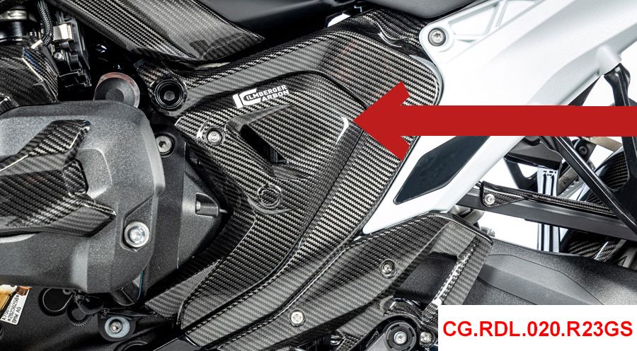 BMW R1300GS & Adventure Copertura triangolare telaio in carbonio