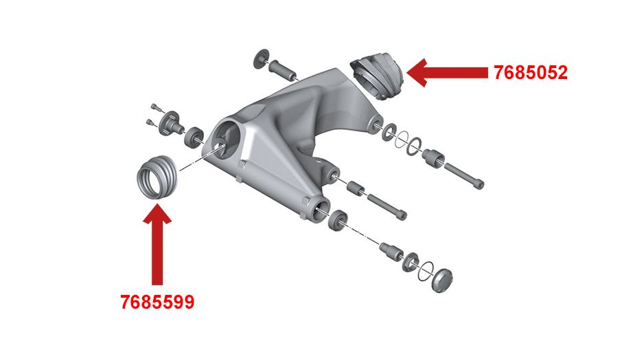 BMW R1200R (2005-2014) Soffietto per cardano