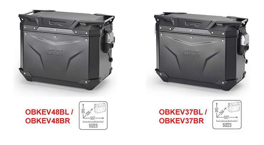 BMW F650GS (08-12), F700GS & F800GS (08-18) GIVI Trekker Outback EVO Smart valigie nero